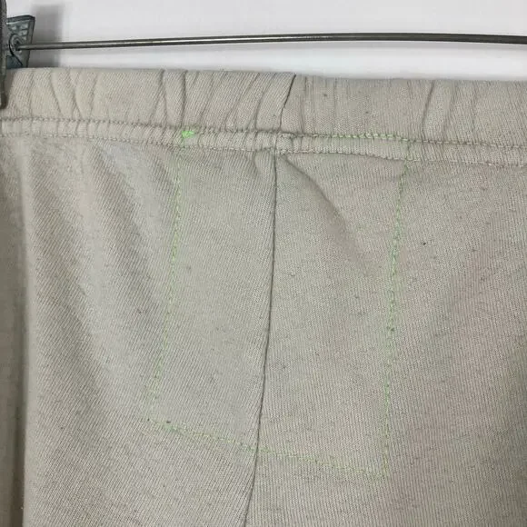 AVIATOR NATION Sweatpants S Cream Rainbow-Stripes Logo-Embroidery Jogger USA - Picture 4 of 14